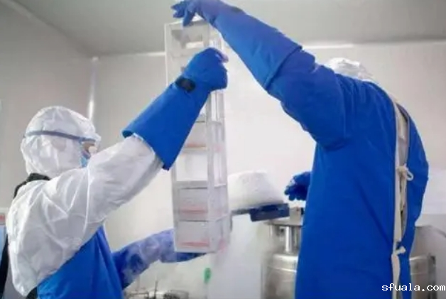 正在使用液氮罐 正在使用液氮罐